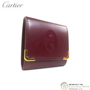 カルティエ （Cartier） マストライン コインケース 小銭入れ ボルドー（中古）