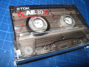 使用済み 中古　 カセットテープ　TDK　AE10　Type1　ノーマル　10分 1本　爪あり　No.269