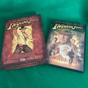 DVD インディ・ジョーンズ コンプリート/ INDIANA JONES 4枚組 DVD-BOX 解説書付き　Dインディ・ジョーンズ クリスタル・スカルの王国