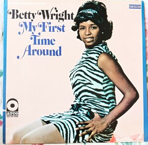 usLP Betty Wright // My First Time Around ATCO SD 33-260 1968発売デェビュ―アルバム オリジナル盤 ジャケット左下に切り欠き