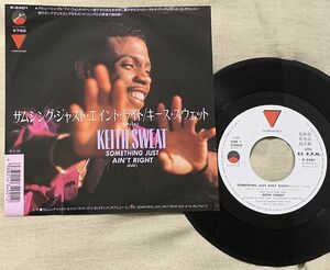 ★シングル キース・スウェット プロモ Promo 試聴 サムシング・ジャスト・エイント・ライト Keith Sweat Something Just Aint Right P2401