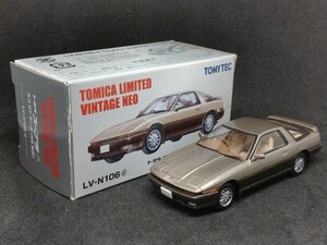 【トミカ リミテッド ヴィンテージ ネオ LV-N 106d】 トヨタ スープラ 3.0GT ターボ 1986年式 金茶/濃茶 ツートーン