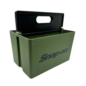 未使用 Snap-on スナップオン スタッキングキャリーボックス 工具箱 小物入れ カーキ 24F07