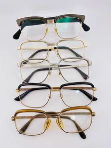 Qa20 Rodenstock Tolero 12kGF/ Louis Century/ Charmant 眼鏡 フレーム　まとめ　金張り　金属日本製　ビンテージ　 アイウェア メガネ