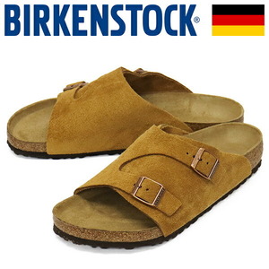 BIRKENSTOCK (ビルケンシュトック) 1023842 ZURICH チューリッヒ スエードレザーサンダル MINK レギュラー幅 BI302 43-約28.0cm