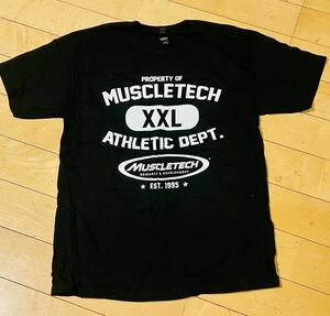 米国 ボディビル サプリ メーカー Muscle Tech マッスルテック Tシャツ 半袖 プロテイン サプリメント 非売品 新品 未使用 ゴールドジム