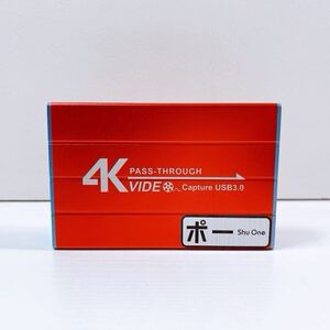 377【中古】ShuOne ビデオ キャプチャボード ポー 4K VIDEO Capture USB 3.0 PASS-THROUGH 動作未確認 現状品