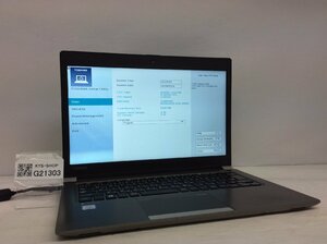 ジャンク/ TOSHIBA dynabook R63/M PR63MTC4447AD21 Intel Core i5-8250U メモリ8.19GB SSD256.06GB 【G21303】