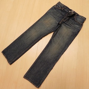 =417★ GAP ホワイトオーク コーンデニム ★ SLIM FIT STRAIGHT W33 ★ WHITE OAK/CONE DENIM ギャップ ジーンズ ユーズド加工 即決 ★