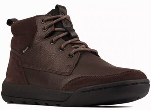 CLARKS 30cm ゴアテックス GTX チャッカ ブーツ スニーカー ビジネス ブラウン レースアップ レザー ローファー スーツ スリッポン XX359