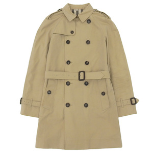 【本物保証】 バーバリー BURBERRY プローサム ウィルシャー トレンチコート 12Y 152cm キッズ ボーイズ アウター コットン ベージュ