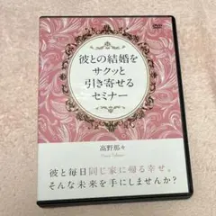 高野那々　彼との結婚をサクッと引き寄せるセミナー　DVD2枚組