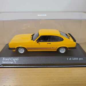 1/43 ミニチャンプス MINICHAMPS ミニカー/Ford Capri 3 1979 Signalorange 78/フォード カプリ3 オレンジ