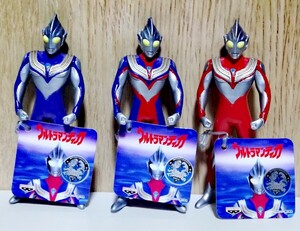 ウルトラマンティガ　マルチ　スカイ　パワー　マグネット付きフィギュア　バンプレスト　非売品　1996年　当時物