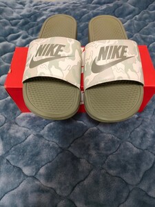 【良品】【箱付き】 NIKE ナイキ BENASSI JDI PRINT ベナッシサンダル シャワースライド 30cm