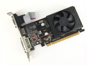 【グラボ・512MBメモリ搭載】NVIDIA GF8400GS sDDR3 32B ビデオカード グラフィックボード 動作保証 中古品 即決【管:MB-060522】