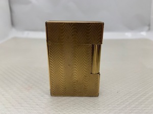  ☆1円スタート☆ デュポン ギャッツビー ガスライター ゴールドカラー　S.T.Dupont メンズ 現状品　◆27771