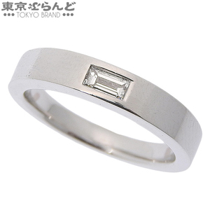 101747038 ハリーウィンストン HARRY WINSTON ワンバゲット 1PD リング WBDPBGBZS20 プラチナ Pt950 12.5号相当 指輪 レディース 仕上済