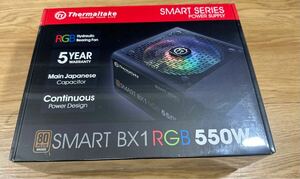 ［I-364］新品未開封！Thermaltake PC電源ユニット smart bx1 RGB 550wPOWER SUPPLY パワーサプライ