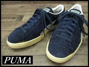 送無 未使用保管品 PUMA プーマ 394832-01 SUEDE VTG THE NEVERWORN II 目付きプーマ スエード ヴィンテージ 加工 スニーカー Navy 26.5 ②