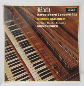 CLASSIC LP/UK/Bach, George Malcolm, Stuttgart Chamber Orchestra, Mnchinger - Harpsichord Concerti Nos.1 & 2/C-00138