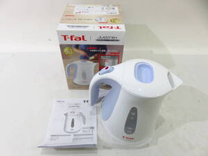 n9155k 【未使用】 T-fal ティファール ジャスティンプラス 1.2L 電気ケトル スカイブルー KO4904JP [102-000100]