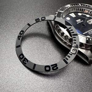 SEIKO 7S26-0020 SKX007 SRPD SBSA 等用 セラミック スロープ インナー ベゼル ヨットマスター ブラック 社外 部品 セイコー MOD カスタム