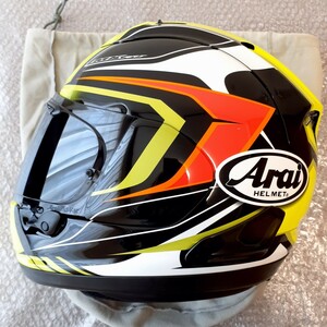 Arai RX-7X MAZE XS(54CM)　アライ　メイズ　蛍光イエロー