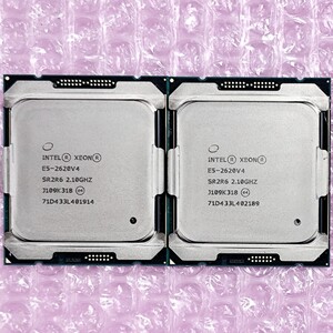 【同一ロット2個/動作確認済】Xeon E5-2620 V4 2.10GHz サーバー用CPU LGA2011-3