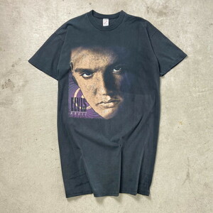 90年代 USA製 ELVIS PRESLEY エルヴィス・プレスリー アーティストTシャツ Tワンピ ビッグサイズ メンズ レディース