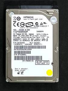  ★ 500GB ★　HGST　/　HTS545050B9A300　良品　2.5インチ内蔵HDD/厚さ9.5mm　HITACHI　Travelstar 5K500.B 即決[管理■B6KL]