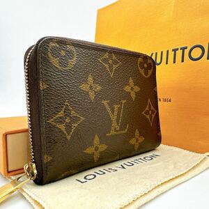 3221【極美品】LOUIS VUITTON ルイヴィトン モノグラム ジッピーコインパース コインケース 小銭入れ ウォレット M60067/SN0122