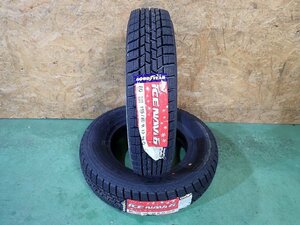 RK1895【送料無料155/80R13】2本 グッドイヤー ICE NAVI 6 未使用 アウトレット品 パッソ ヴィッツ Keiなどに スペア ≪即決≫