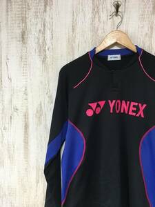 979☆【HEAT CAPSULE ハーフジップシャツ】YONEX ヨネックス 黒 L