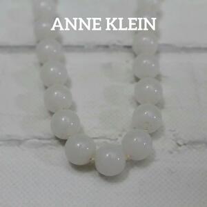 【匿名配送】ANNE KLEIN アン クライン ネックレス ストーン 白