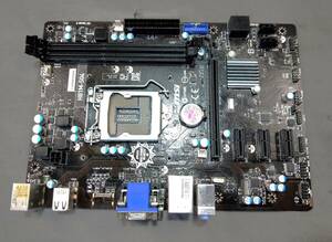 【中古パーツ】BIOS確認のみ、MSI H81M-S04 マザーボード ＩＯパネル付き LGA1150 ■MB5615