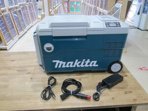 56 マキタ 充電式保冷温庫 CW180D 動作確認 18V AC100V DC12/24V -20℃～60℃ 容量20L AC/DCアダプタ付属　中古若干汚れ・傷みあり