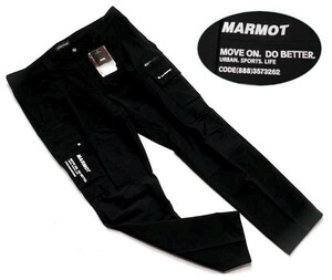 新品正規13900円 Marmot マーモット 春夏 海外限定 Andes トレッキング カーゴパンツW86ブラック(BK) 直営店購入 PNS0006 ラスト