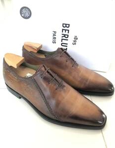 Berluti ベルルッティ　アレッサンドロ　デムジュール　スカーズ　スクリットカリグラフィー　ドレスシューズ　ビジネスシューズ　サイズ8