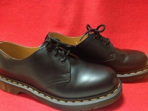 Dr.Martens ドクターマーチン B-SM CORE 146159 3ホールシューズ 10085001 BLACK SMOOTH UK8 ２７センチ 箱付き