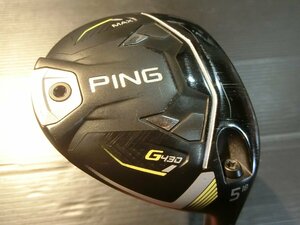 PING ピン G430 HL MAX フェアウェイウッド 5W 18°/フジクラ スピーダー NX 45 軽量 高弾道♪