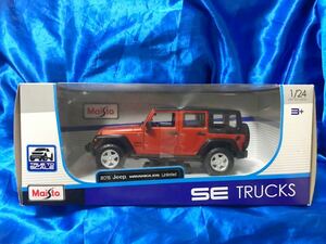 1/24 Jeep WRANGLER Unlimited Maisto 2015 ジープ ラングラー アンリミテッド JK ミニカー　ダイキャストカー