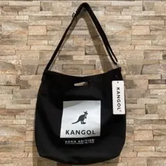 KANGOL 2wayトートバッグ ブラック KGSA-BG00100