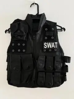 SWAT コスプレ ベスト ハロウィン　120-140程度　子供用