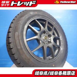 良品 中古 4本ノア ヴォクシー 90系 プリウスα 中古 冬タイヤ 205/60R16 シュナイダー 16インチ ダンロップ ウインターマックス WM02 各