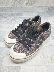 ◇ Θ adidas Nizza Platform GY9526 厚底 豹柄 レオパード スニーカー サイズ23.5ｃｍ ベージュ系 マルチ レディース P