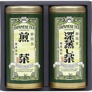 〔ギフト〕銘茶百科 宇治森徳 静岡銘茶詰合せ B-B