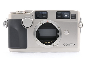 CONTAX G2 ボディ + DATA BACK GD-2 コンタックス フィルムカメラ AFレンジファインダー 説明書付 ■24757