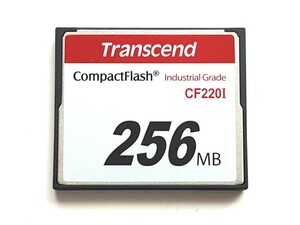☆美品☆ CFカード 256MB トランセンド 産業用 Transcend Industrial CF220I コンパクトフラッシュ CompactFlash Card