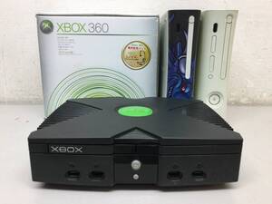 Microsoft マイクロソフト XBOX 360 CONSOLE 初代 XBOX 本体 4台 コントローラー 1個 まとめ